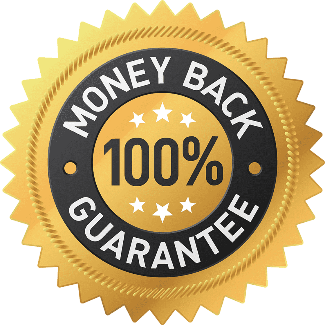 100% money back guarantee